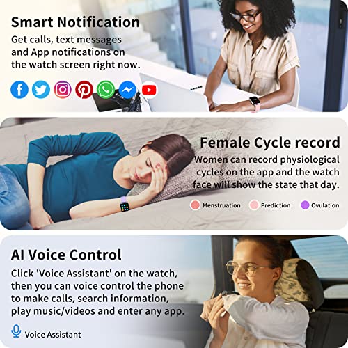 Popglory 1.85 Smartwatch Chiamate e Assistente Vocale, 23 Sport Orologio  Smartwatch Uomo Donna, Fitness Contapassi Cardiofrequenzimetro Pressione  Sanguigna SpO2, Monitoraggio del Sonno, Android iOS