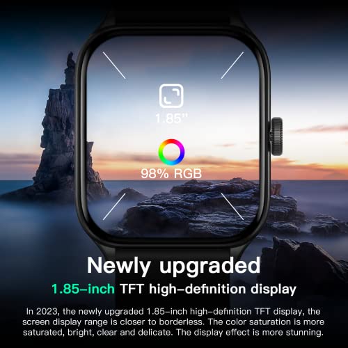 ANDFZ Smart Watch (recebimento e disque), 2023 mais recente tela sensível  ao toque TFT HD de 1,8 polegadas, relógio inteligente para mulheres e  homens, SmartWatchs com rastreador de fitness/chamada/texto/assistente de  voz IA