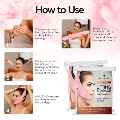 Anti Wrinkle Face Slimming Mask, Double Chin Lifting V Face Line Slim up  Belt, Facial Moisturizing Firming Mask, Anti-Aging & Face Breathable