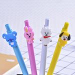 Kawaii-BT21-Tata-Chimmy-Kpop-Cartoon-Doll-Gel-Pen-Water-Pen-Ballpoint-Pen-Cute-Student-Stationery