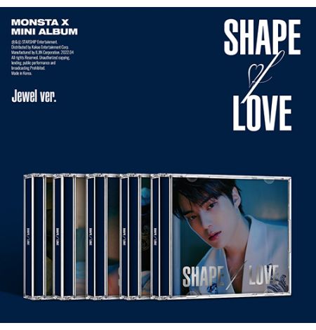 MONSTA X – Mini Album Vol.11 [SHAPE of LOVE] (Jewel Ver.) (FULL SET)