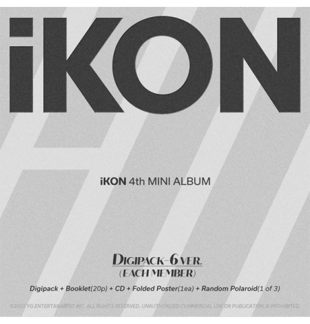 iKON – 4th MINI ALBUM [FLASHBACK] (DIGIPACK Ver.) (BOBBY Ver.)