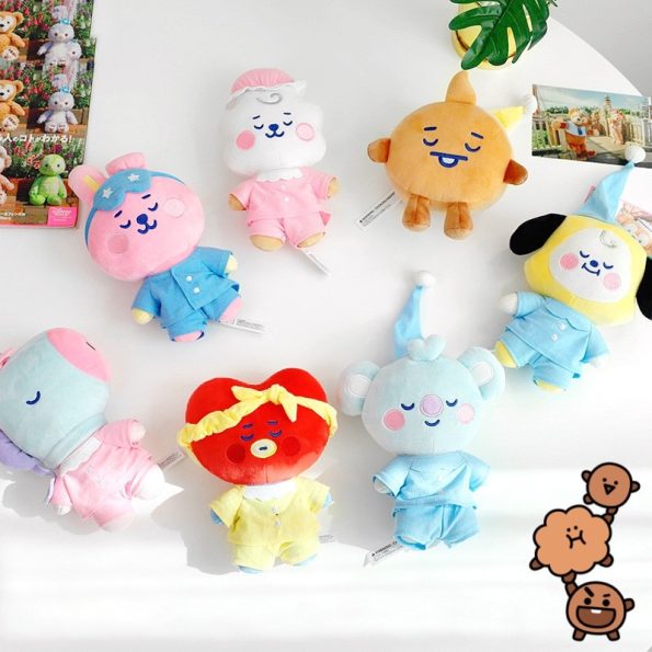 10-18cm-KPOP-Bt21-Plush-Toy-Hot-Sale-Dream-Of-Baby-Cute-Stuffed-Animals-Plushie-Doll