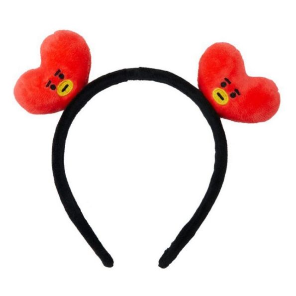 13CM-BT21-Headband-Hair-Ring-Headdress-Koala-Pony-Yellow-Dog-Love-Cartoon-Headband-Plush-Doll-Doll-3