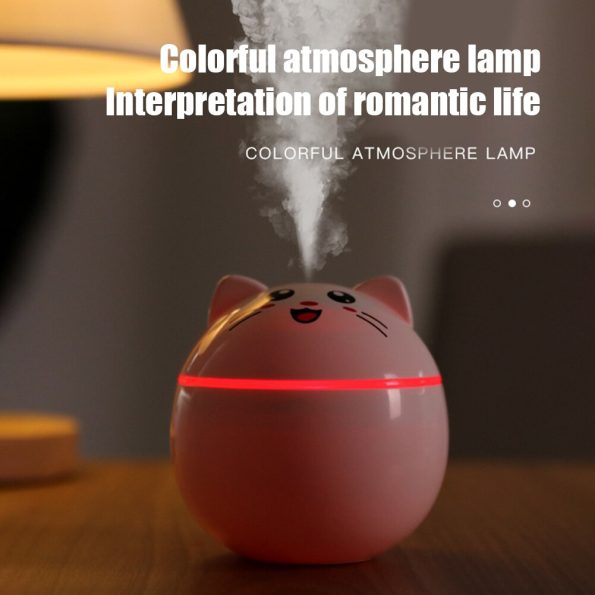 300ml-Air-Humidifier-USB-Lamps-Mini-for-Home-Ultrasonic-Car-Mist-Maker-with-Colorful-Night-Cat-2