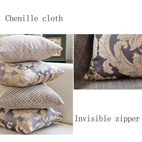 45X45-Nordic-Cushion-Cover-Chenille-Jacquard-Pillowcase-housse-de-coussin-Light-Luxury-Cotton-Decorative-Sofa-Pillow-1