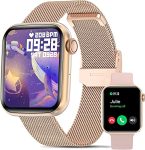 Bebinca-Smart-Watch-for-Women-AnswerMake-Call-175-Touchscreen-Smartwatch-for-iPhone-Android-Waterproof-Fitness-Tracker-with-Real-Time-Heart-RateBlood-Oxygen-PressureSleep-Monitor128MB-Gold-0