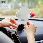Bt21-Minini-Series-Car-Wireless-Charging-Phone-Car-Bracket-Cartoon-Anime-Rj-Tata-Doll-Cell-Holder