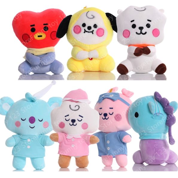 Cartoon-Kpop-Super-Star-Doll-Toys-Kawaii-Animal-Koala-Horse-Stuffed-Plush-Dolls-Korea-Groups-Bt21