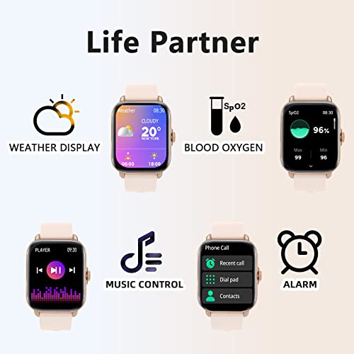 DXPICR-Smart-WatchCall-ReceiveDial-Full-Touch-Screen-SmartWatch-for-Android-and-iOS-Phones-Compatible-Fitness-Tracker-with-Heart-RateSleepBlood-OxygenStep-Counter-for-Men-Women-0-2