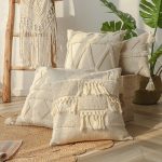 Decoration-Throw-Cushion-Covers-Beige-Pillow-Cover-Geometry-30x50cm-45x45cm-Tufted-Tassel-for-Living-Room-Girls