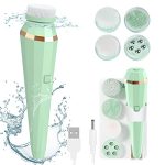 Facial-Cleansing-Brush-Xawy-Rechargeable-Waterproof-Face-Brush-360-Spin-Face-Scrubber-with-3-Modes-4-Face-Brush-for-Deep-Cleansing-Gentle-Exfoliating-Removing-Blackhead-Massaging-0