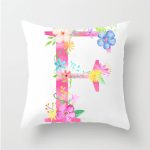Flower-Letter-Decorative-Cushion-Cover-Pillow-Pillowcase-Polyester-45-45-Throw-Pillows-Home-Decor-Pillowcover-40842