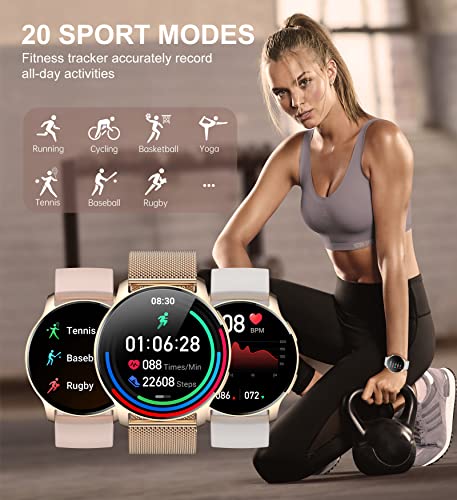 Smart Watch for Women (Bluetooth Call Receive Dial), Smart Watches for  Android iOS Phones 1.32 HD Smartwatch with AI Voice Control Heart Rate  Sleep Monitor Pedometer Waterproof Activity Tracker 