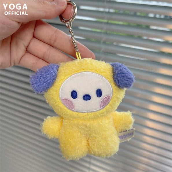 Kawaii-BT21-Small-Animal-Mini-Plush-Doll-Cartoon-Bag-Ornament-Gift-Doll-Pendant-Plush-Keychain-Birthday-3