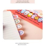 Kawaii-BT21-Sticker-Set-Anime-Cute-Cartoon-Mini-Series-Notepad-Sticker-Hand-Ledger-Notepad-Memo-Birthday