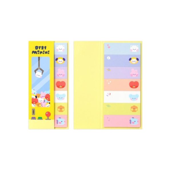Kawaii-BT21-Sticker-Set-Anime-Cute-Cartoon-Mini-Series-Notepad-Sticker-Hand-Ledger-Notepad-Memo-Birthday-5