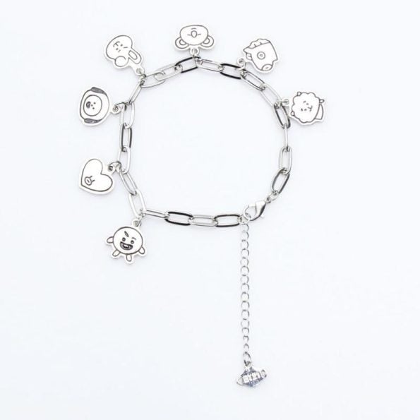 Kawaii-Bt21-Bracelet-Love-Rabbit-Aries-Koala-Yellow-Dog-Biscuit-Cute-Cartoon-Bracelet-Bracelet-Jewelry