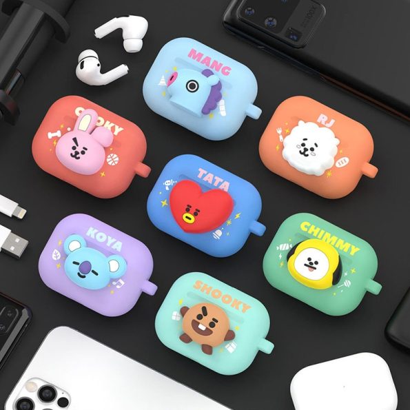 Kawaii-Kpop-Bts-Earphone-Cases-for-Airpods-Pro-Cute-Anime-Figures-Tata-Chimmy-Doll-Wireless-Bluetooth