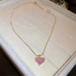 LATS-2022-New-Fashion-Trend-Unique-Design-Elegant-Delicate-Pink-Love-Zircon-Clavicle-Necklace-for-Women