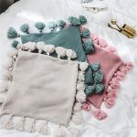 REGINA-Cute-Fringes-Tassels-Pillow-Case-Kawaii-Home-Decor-Sofa-Bed-Cushion-Cover-45x45CM-Fluffy-Soft