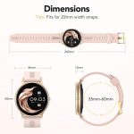 Smart-Watch-for-Women-AGPTEK-Smartwatch-for-Android-and-iOS-Phones-IP68-Waterproof-Activity-Tracker-with-Full-Touch-Color-Screen-Heart-Rate-Monitor-Pedometer-Sleep-Monitor-Pink-LW11-0
