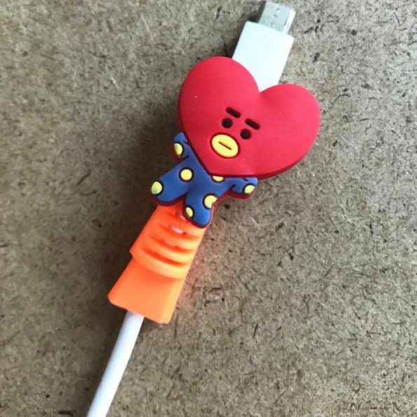 Universal-Data-Cable-Protector-Anime-Bt21-Kawaii-Cartoon-Cooky-Mang-Anti-Break-Silicone-Winder-Protection-Cover-5
