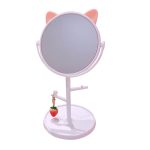 W-G-Beauty-Folding-Makeup-Mirror-Ladies-Kawaii-Makeup-Vanity-Mirror-Desktop-Rotating-Mirror-Cat-Ears