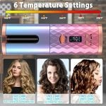Curling-Iron-Automatic-Hair-Curler-Hair-Curling-Iron-for-Hair-Styling-Rotating-Curling-Iron-with-6-Temps-and-Timers-Auto-Shut-Off-Fast-Heating-Rechargeable-Cordless-Auto-Curler-0