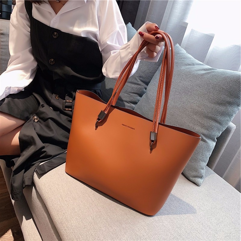 Shoulder Bags Vintage Leather Designer Handbags Women Solid Luxury