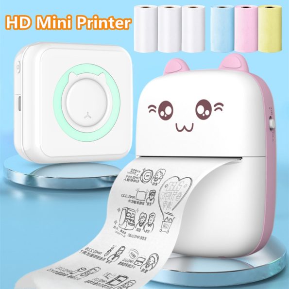 Meow-Mini-Label-Printer-Thermal-Portable-Printers-Stickers-Paper-Inkless-Wireless-Impresora-Port-til-200dpi-Android
