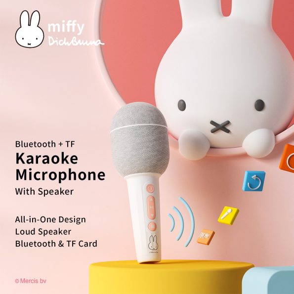 Miffy-X-Mipow-Wireless-Karaoke-Microphone-Bluetooth-Handheld-Portable-Speaker-Condenser-microphon-Home-KTV-Player-for