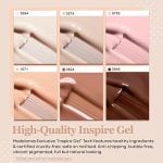Modelones-Gel-Nail-Polish-Set-6-Colors-Nude-Pink-Skin-Tones-Gel-Polish-Starter-Kit-All-Seasons-Neutral-Brown-Soak-Off-Nail-Polish-Kit-Nail-Lamp-Manicure-Nail-Art-DIY-Salon-Home-Holiday-Gift-for-Girl-0