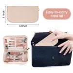 Nail-Clippers-and-Beauty-Tool-Portable-Set-Rose-Gold-Martensitic-Stainless-Steel-Manicure-Set-12-in-1-with-Pink-Leather-Bag-Suitable-for-Home-Workplace-Outdoor-Travel-Gift-Giving-Beauty-Salon-0