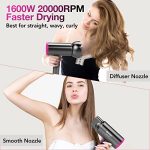 SIYOO-Hair-Dryer-with-Diffuser-1600W-Ionic-Blow-Dryer-Constant-Temperature-Hair-Care-Without-Hair-Damage-Lightweight-Portable-Travel-Hairdryer-0