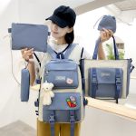 Trendy-Girl-Waterproof-Travel-Backpack-Fashion-Panelled-Nylon-Women-Backpack-Student-Shoulder-Bag-Korean-Style-Schoolbag