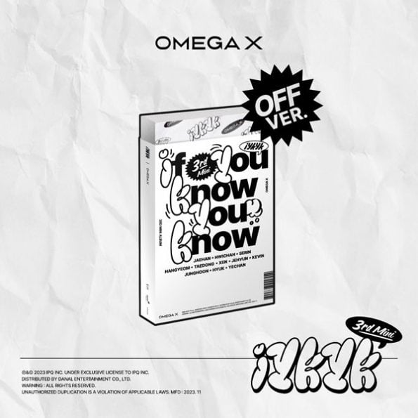 OMEGA X 3rd Mini Album iykyk OFF ver