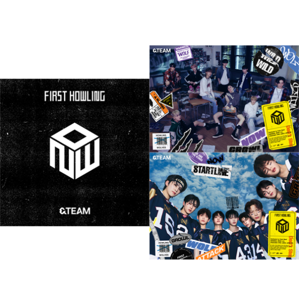 [kpopita Special Gift][3CD SET] &TEAM – 1st ALBUM [First Howling NOW]