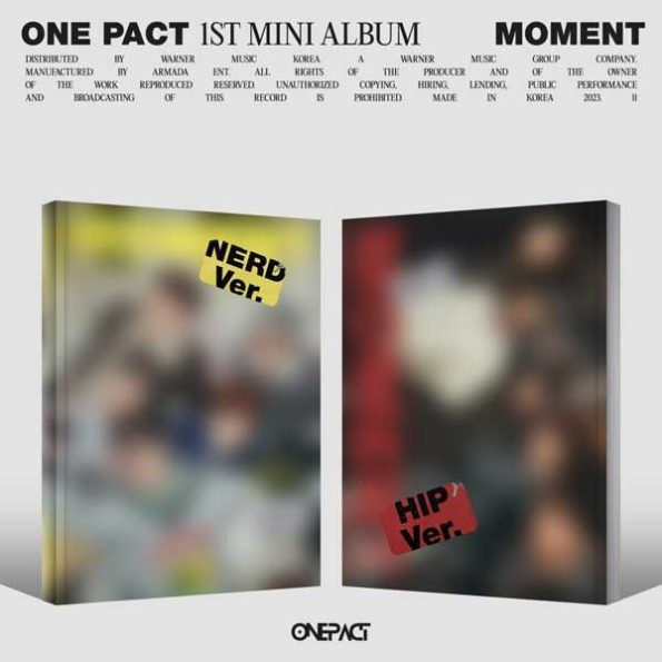 ONE PACT – 1st Mini Album [Moment] (Nerd Ver. + Hip Ver.)