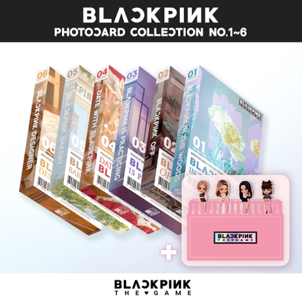 [SET] [BLACKPINK THE GAME] PHOTOCARD COLLECTION No.1~6 (SET) + CONCERT STAND