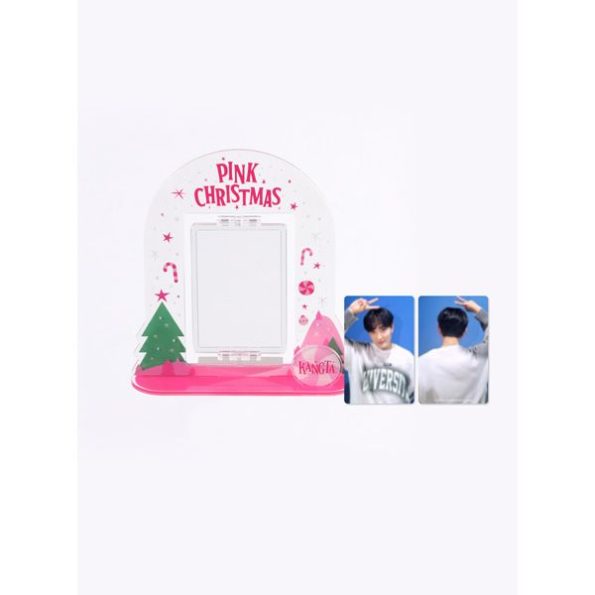 KANGTA – PINK CHRISTMAS ACRYLIC TURNING STAND SET