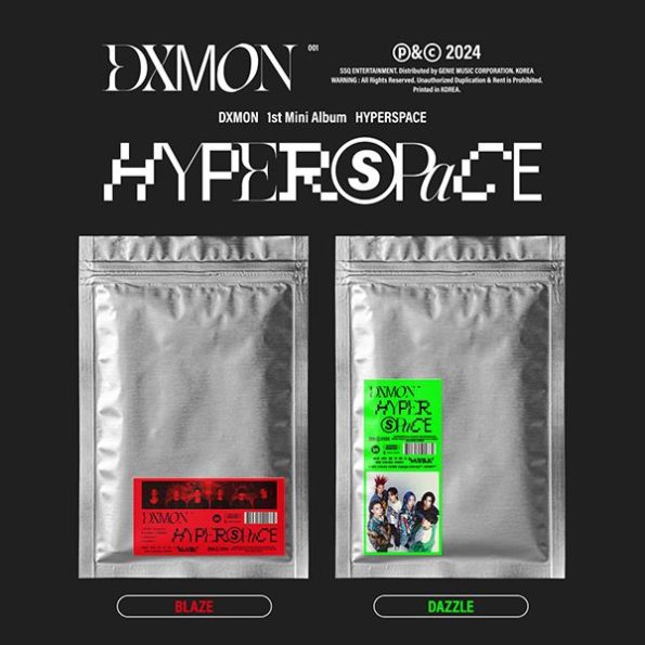 [2CD SET] DXMON – 1st Mini Album [HYPERSPACE] (BLAZE VER. + DAZZLE VER.)
