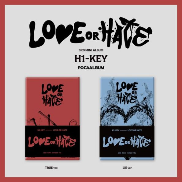 [2CD SET] H1-KEY – 3rd Mini Album [LOVE or HATE] (POCA ALBUM)