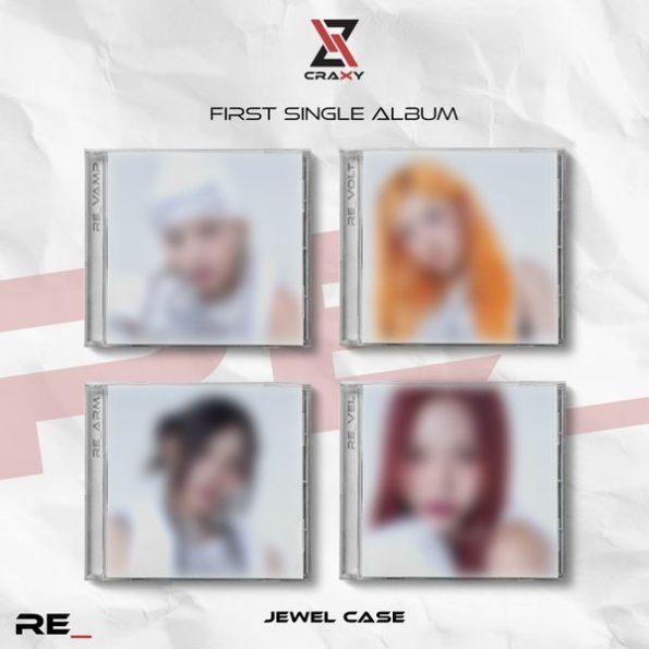 [4CD SET] CRAXY – 1st Single Album [RE_] (Jewel Ver.)