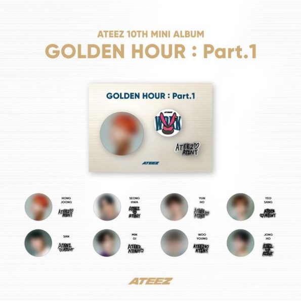 ATEEZ – [OFFICIAL MD] BADGE SET