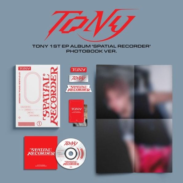 TONY – 1st EP [SPATIAL RECORDER] (PHOTOBOOK VER.)