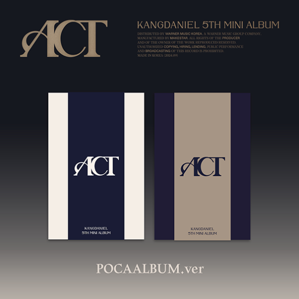 KANGDANIEL – 5th Mini Album [ACT] (POCAALBUM Ver.) (Random Ver.