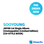 SOOYOUNG – JAPAN 1st Single Album [Unstoppable] (Limited Edition) (CD+STYLE BOOK)