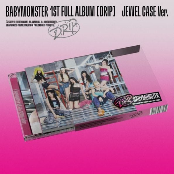 BABYMONSTER – 1st FULL Album [DRIP] (JEWEL CASE Ver.)