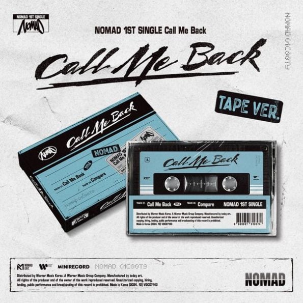 NOMAD – 1st Single Album [Call Me Back] (TAPE Ver.)